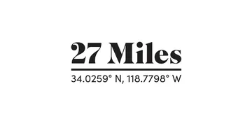 27 Miles Malibu coupon code